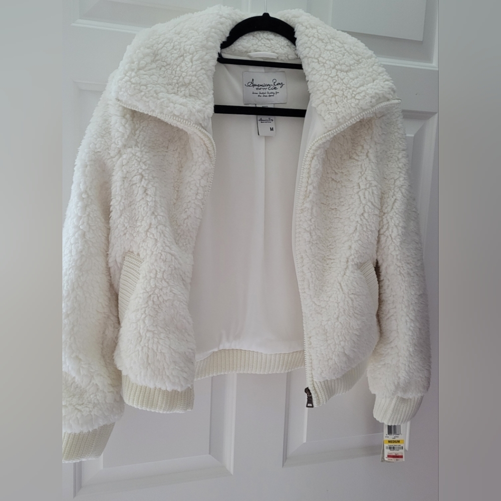American Rag Sherpa Jacket, Juniors Size Medium